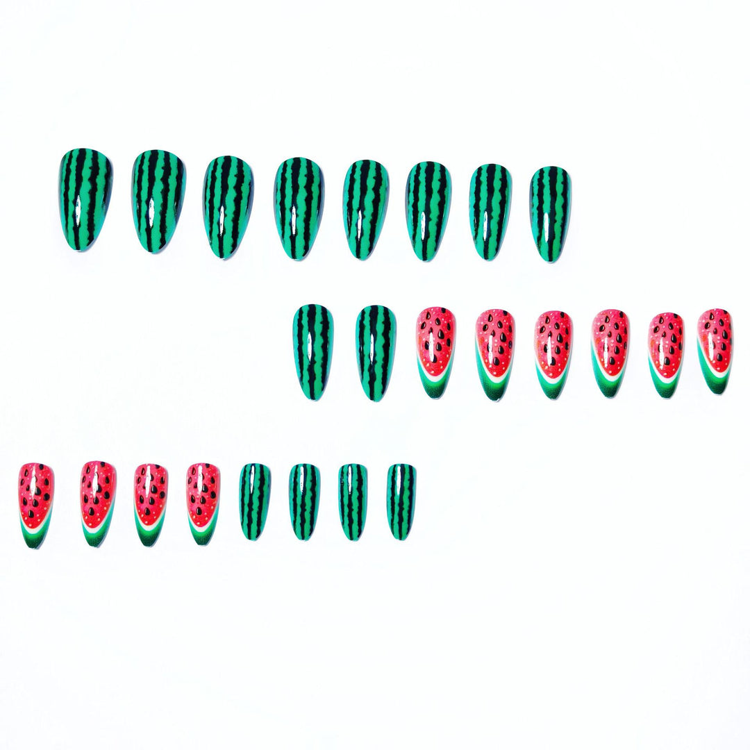 Creative Watermelon Art Nails Bowlift