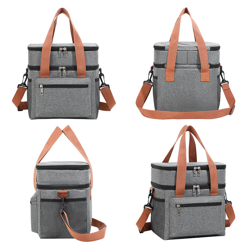 Women's Insulated Lunch and Cooler Bag with Versatile Compartments Bowlift