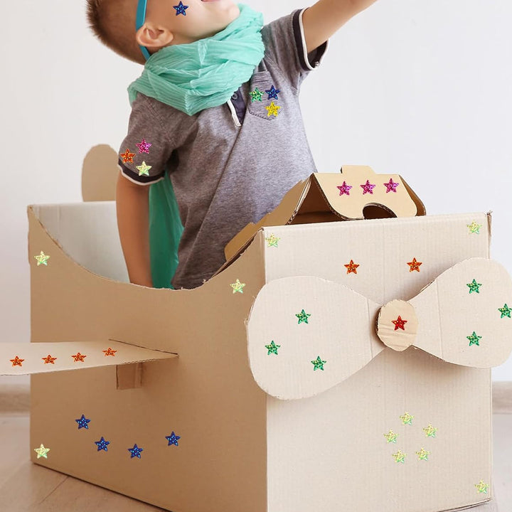 Glittery Star Decorative Stickers Bowlift