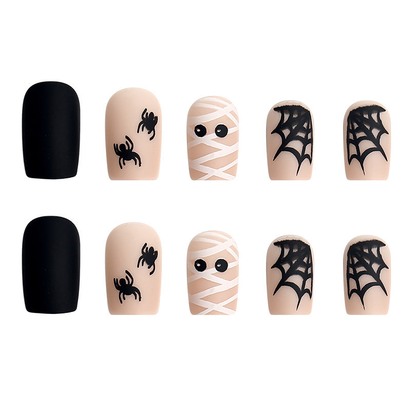 Artificial nail set with unique patterns Bowlift