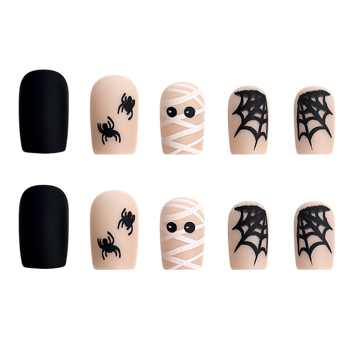 Artificial nail set with unique patterns Bowlift