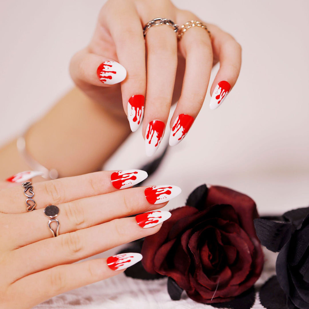 Artful Nail Art in Halloween Design Bowlift