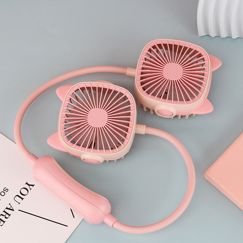 Portable USB Neck Fan with Flexible Design Bowlift