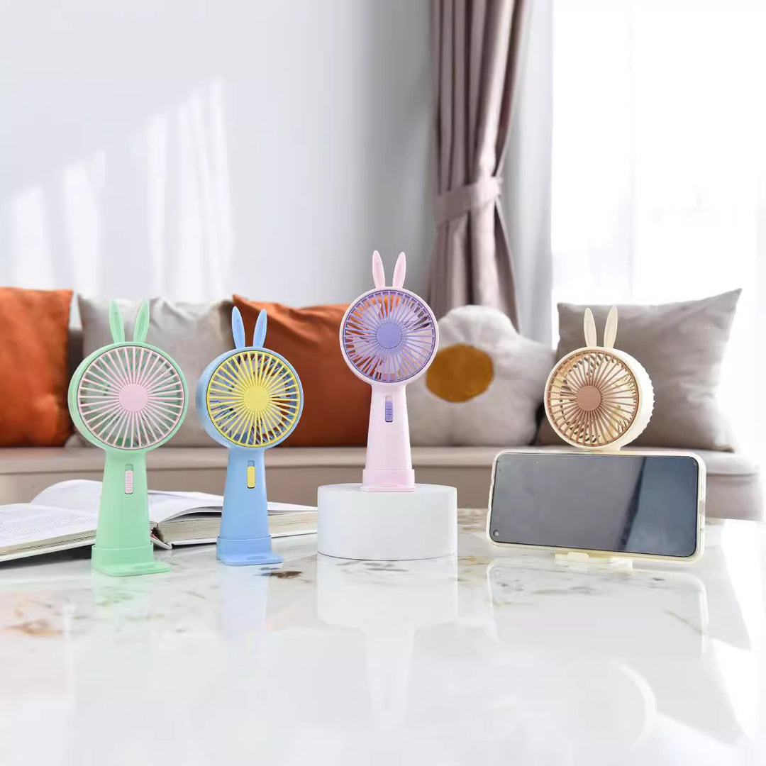 Women Portable Hand Fan with Funny Animal Design Bowlift