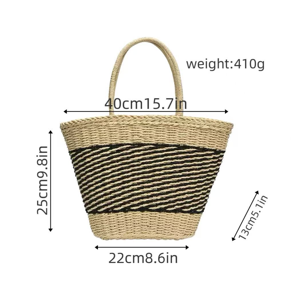 Handbag in the Elegant Wave Pattern Bowlift