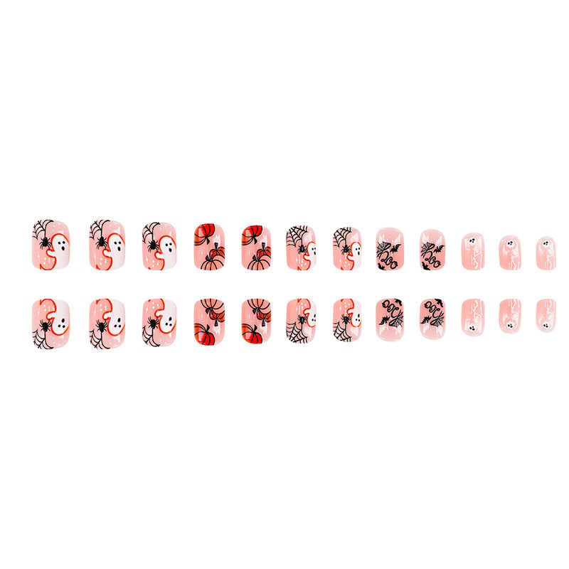 Themed Decorative Press-On Nail Set Bowlift