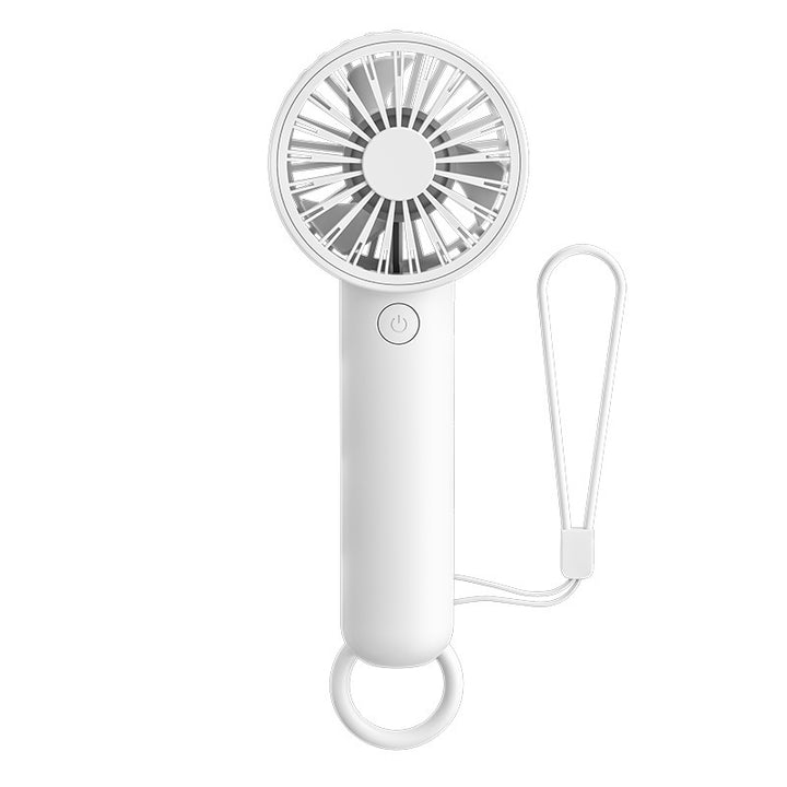 Unisex Portable Hand Fan with Rechargeable Battery and Carrying Strap Bowlift