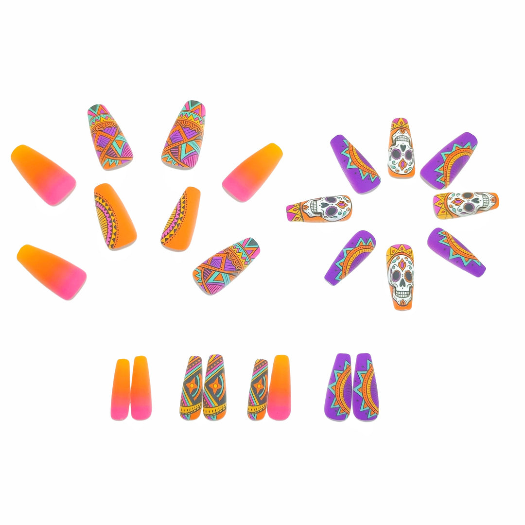Art Nails In Creative Skull Design Bowlift