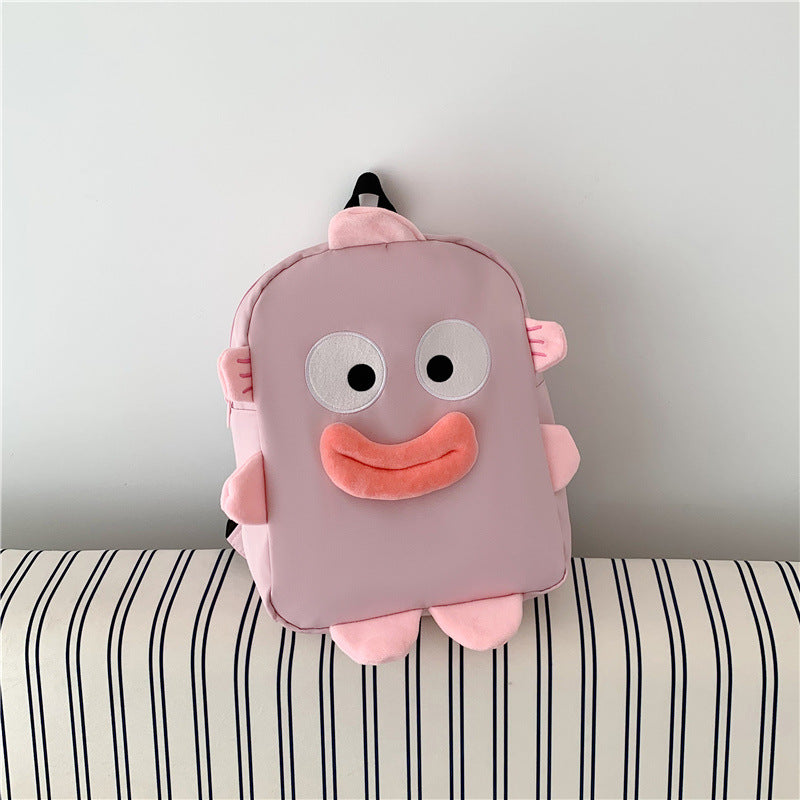Plush Cartoon Character Backpack