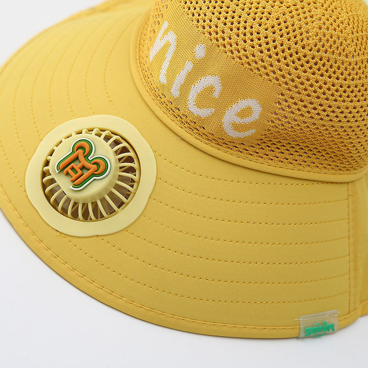Child-Sun-Protective-Hat with Neck Protection, Breathable Mesh and Adjustable Chin Strap Bowlift