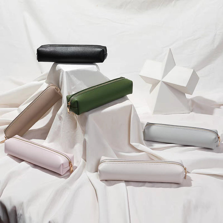 Elegant Leather Pencil Case Bowlift