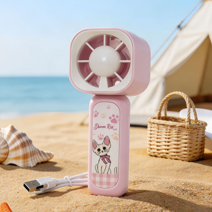 Portable USB Hand Fan with Multiple Speed Levels Bowlift