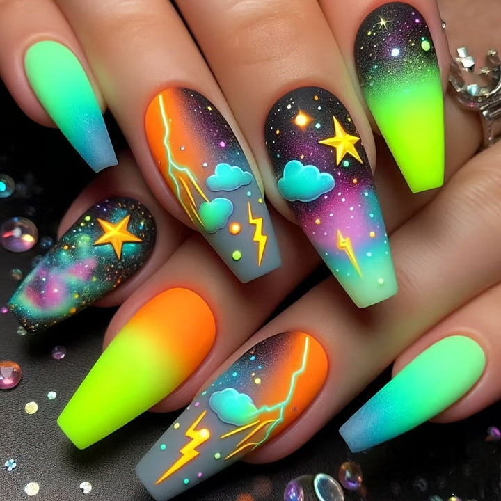Cosmic Adventure Nail Art Bowlift