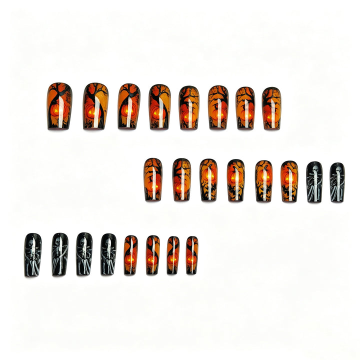 Artificial nails with Halloween design Bowlift