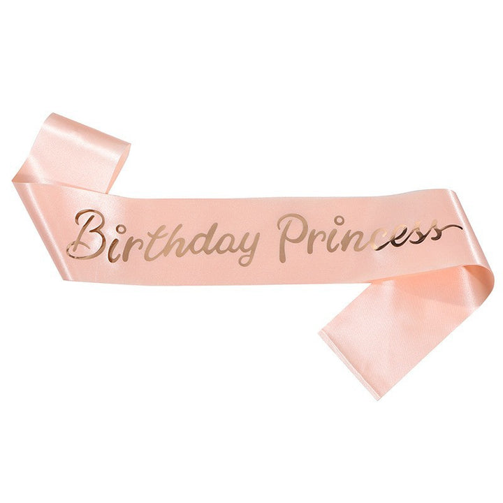 Women's Glittering Birthday Sash Bowlift