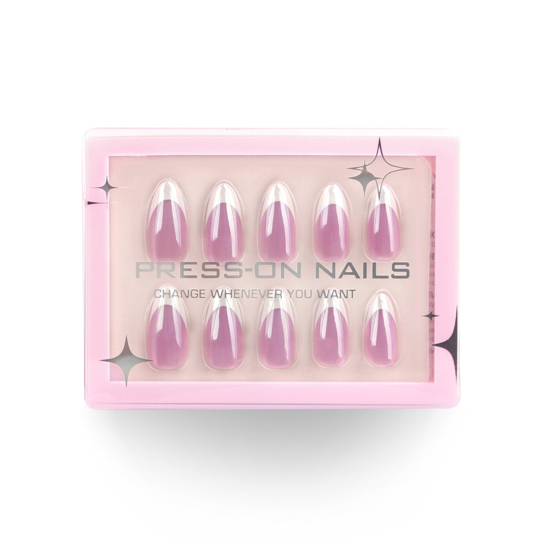 Artificial press-on nails with modern ombre effect Bowlift