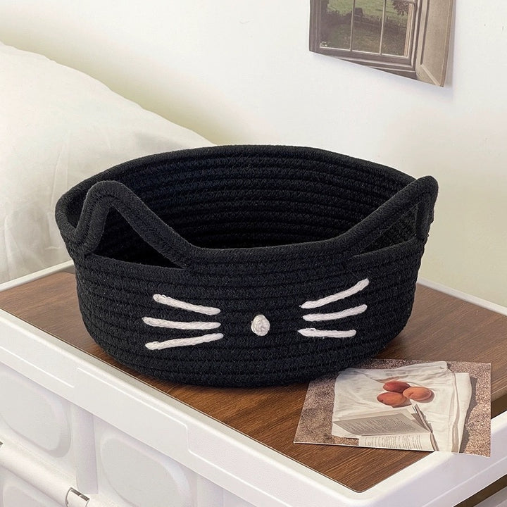 Women Playful Storage Basket in Cat Design Bowlift