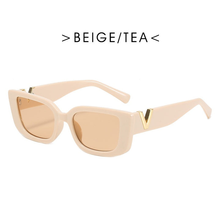 Retro-Inspired Geometric Frame Sunglasses Bowlift