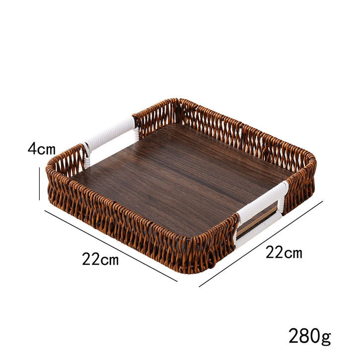Decorative Woven Serving Tray Bowlift