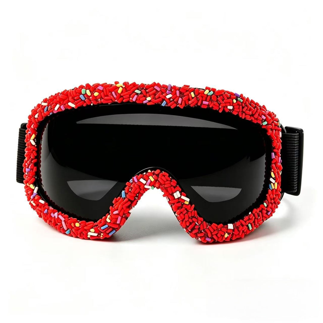 Women's ski goggles in creative design with colorful accents Bowlift