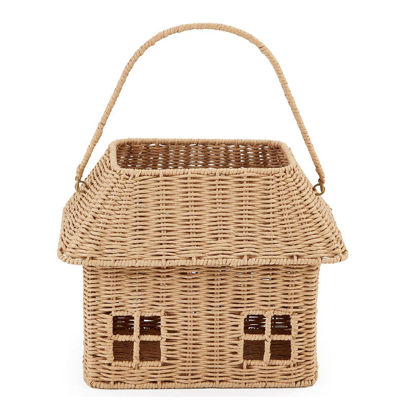 Playful storage basket in the shape of a house Bowlift