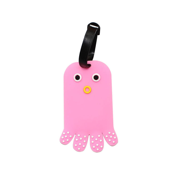 Unisex Silicone Luggage Tag in Creative Octopus Design Bowlift