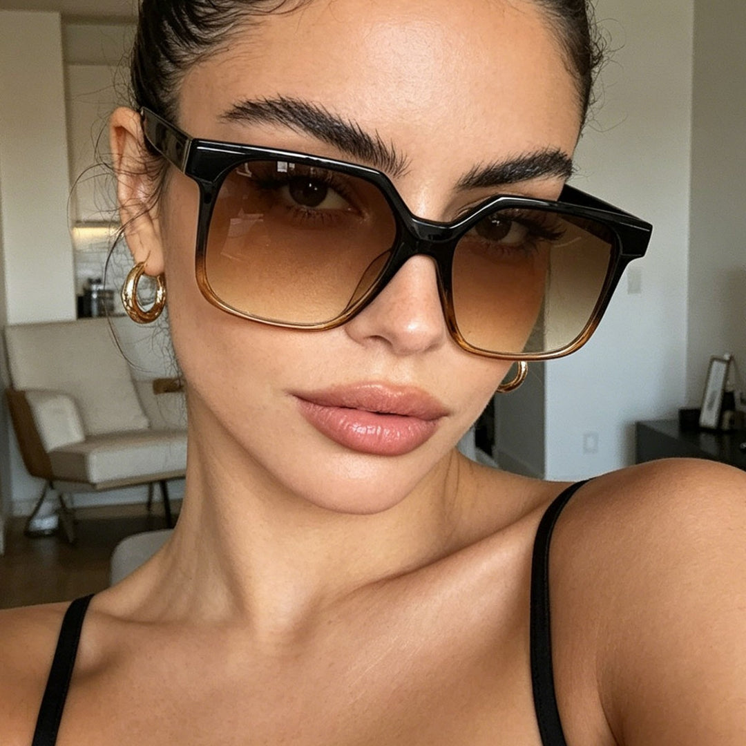Women's stylish sunglasses in trendy leopard print Bowlift