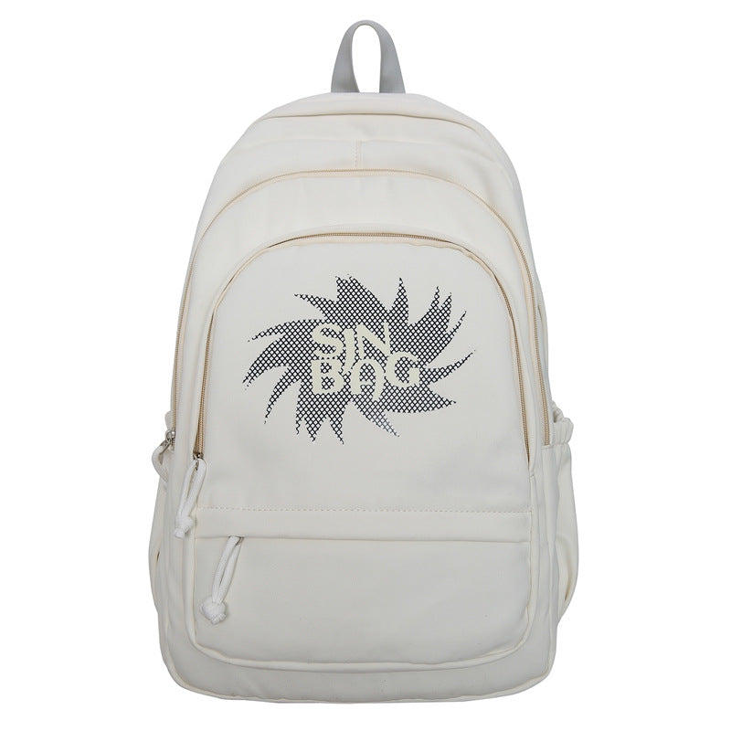 Graphic Print Laptop Backpack Bowlift