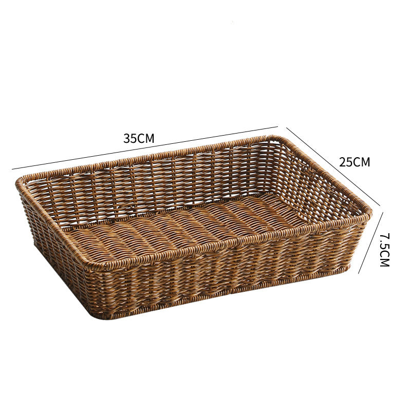Versatile Handwoven Storage Tray Bowlift