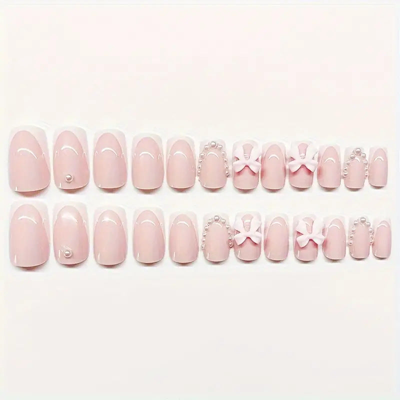 Decorative Rhinestone Nail Art Bowlift