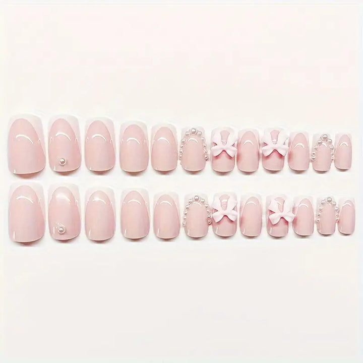 Decorative Rhinestone Nail Art Bowlift