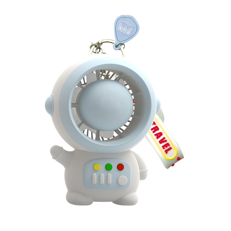 Ladies Portable Mini Hand Fan in Robot Design Bowlift