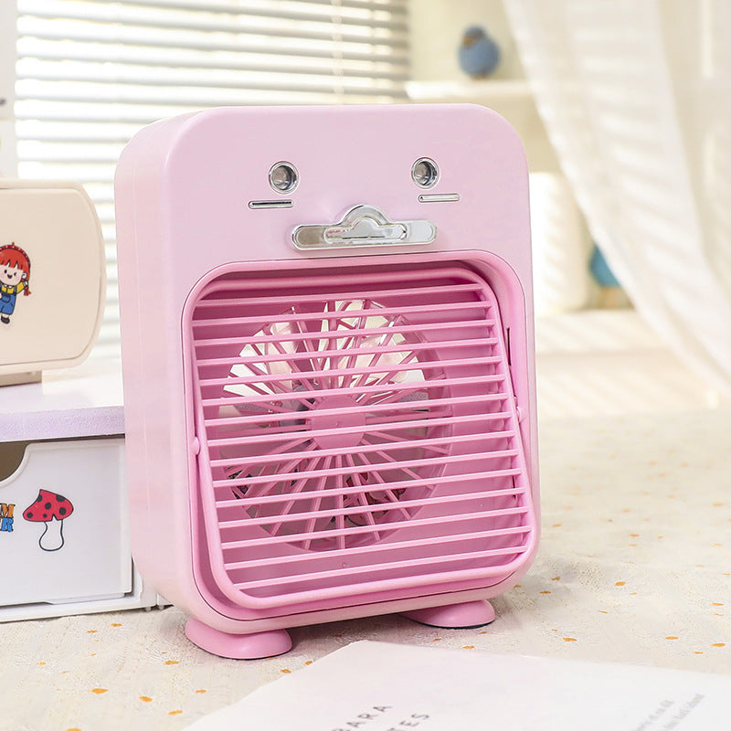 Women's Portable Mini Fan with Animal Design Bowlift