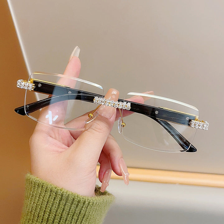 Decorative Square Frame Fashion Sunglasses Bowlift