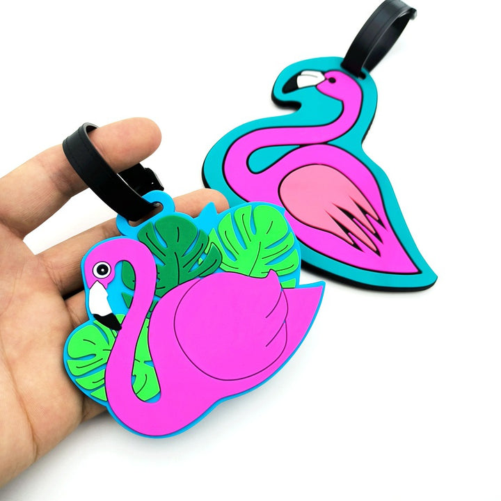 Fun Flamingo-Shaped Luggage Tag Bowlift