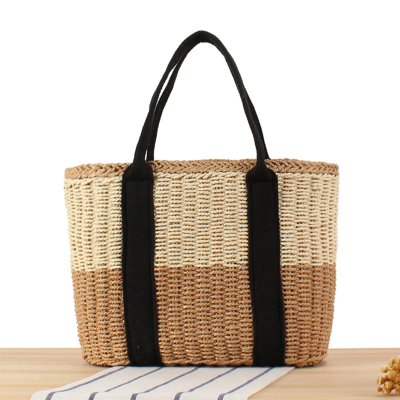 Stylish Braided Tote Bag Bowlift