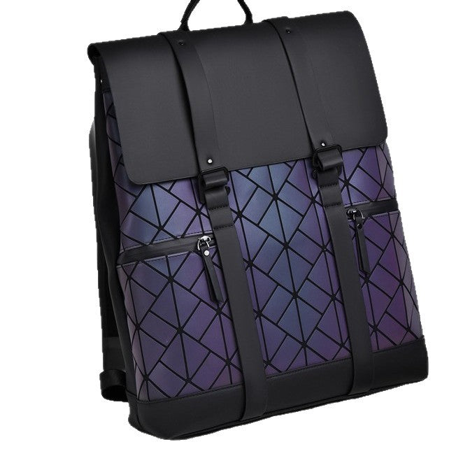 Stylish Geometric Design Bowlift Backpack