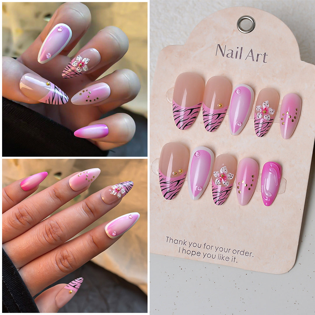 Artistic Press-On Nail Art Collection Bowlift