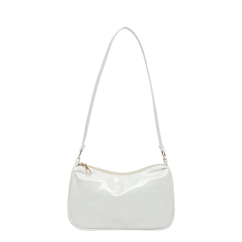 WoGlossy Textured Handheld Crossbody Bag Bowlift