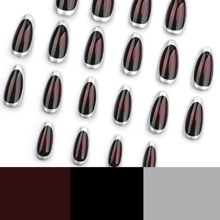 Stylish stiletto nails with elegant shine Bowlift