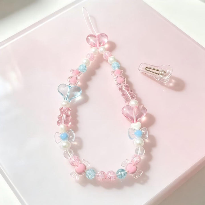 Cute Beaded Phone Charm Bowlift