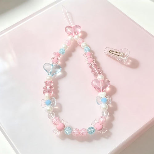 Cute Beaded Phone Charm Bowlift