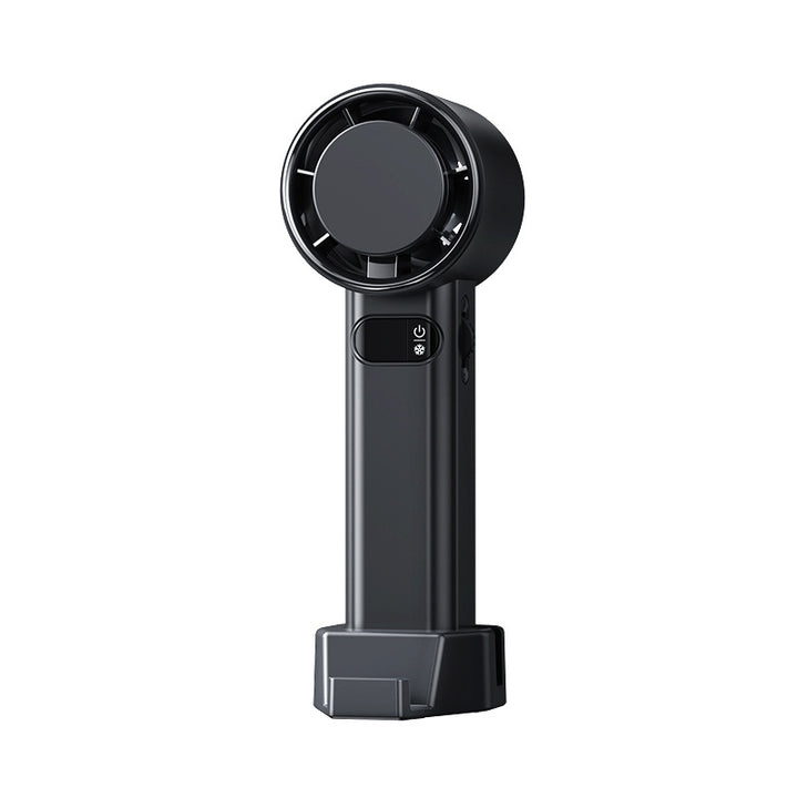 Ladies portable mini fan with USB charging function and digital display Bowlift