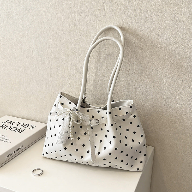 WoChic Polka Dot Tote Bag Bowlift