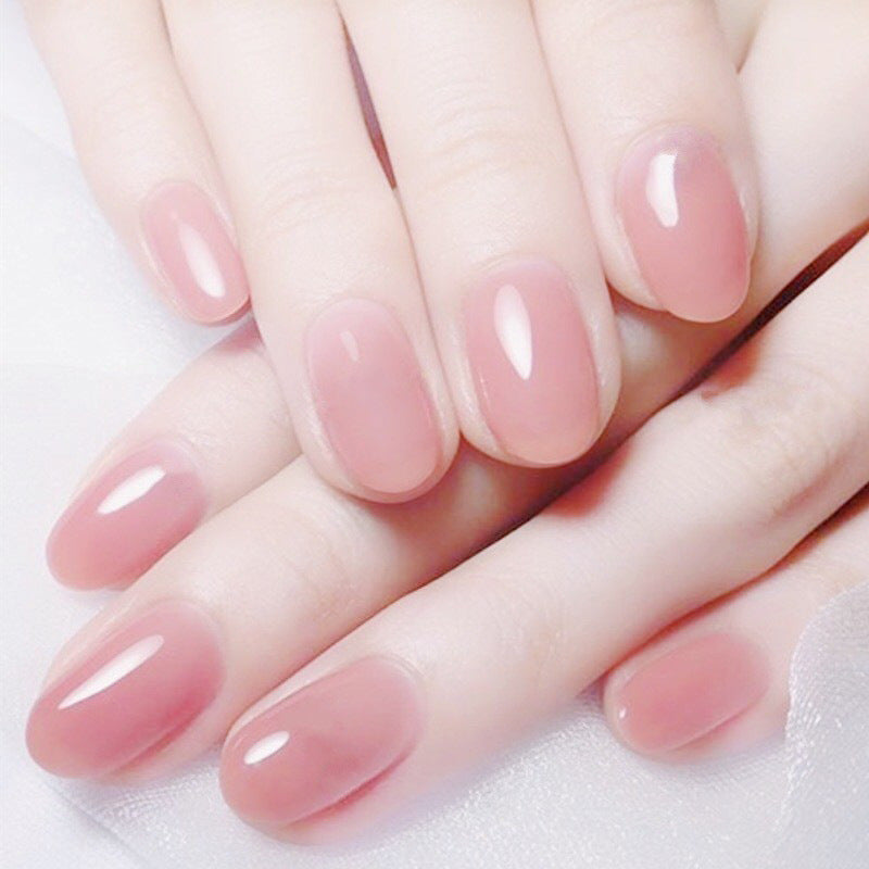 Natural Glossy Nail Tips Bowlift