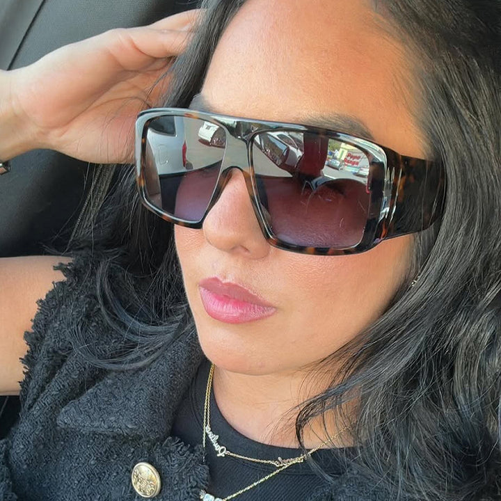 Women's fashionable rectangular glasses Bowlift