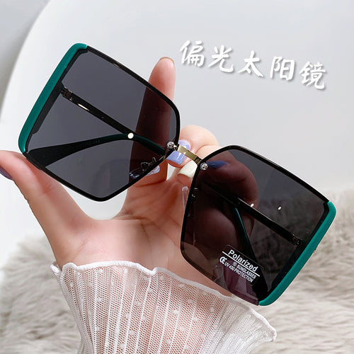 Women's oversized square sunglasses with polarized lenses Bowlift