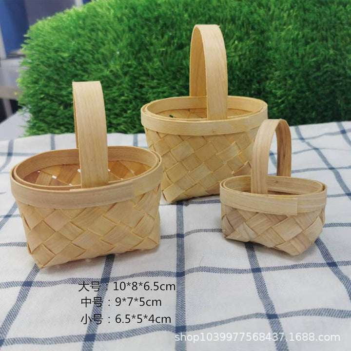 Decorative Mini Woven Gift Basket Bowlift