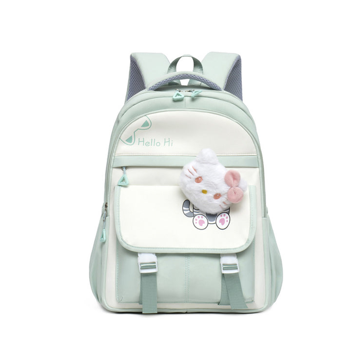 Playful Character Design School Backpack