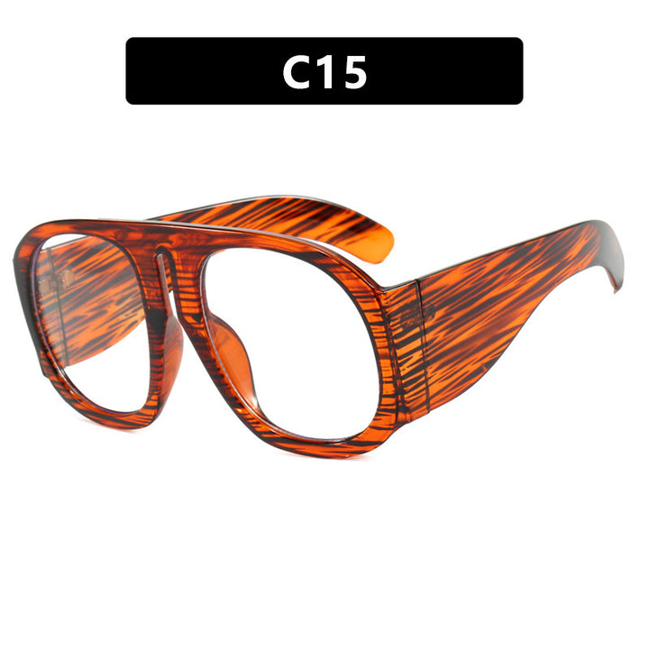Women's trendy oversized sunglasses with fashionable gradient Bowlift
